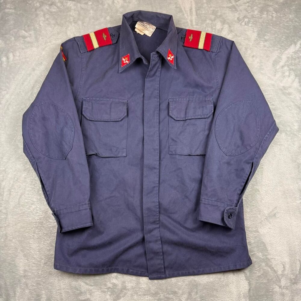 Unbranded Men's Navy and Blue Jacket